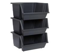 5five - tour de rangement essentiels rectangulaire h.66cm noir