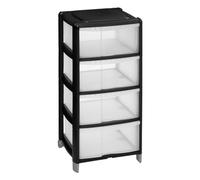 Tour de Rangement 4 Tiroirs en Plastique Towy+