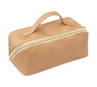 5five - trousse de toilette effet cuir beige