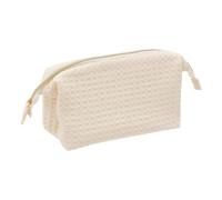 5five - trousse de toilette waffle l.27xh.16cm beige