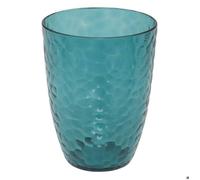 5five - verre à eau martelé ""estiva"" bleu