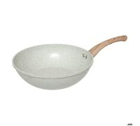 5five - wok 28cm en aluminium forgé