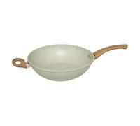 5Five - Wok Vert en Aluminium et Bakelite - 32cm - 32,5x11,6x51,5cm - Accessoire de Cuisine, Cuisson