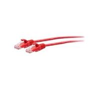 5ft (1.5m) Cat6a Snagless Unshielded (UTP) Slim Ethernet Network Patch Cable - Red - Cordon de raccordement - RJ-45 (M) pour RJ-45 (M) - 1.5 m - 4.8