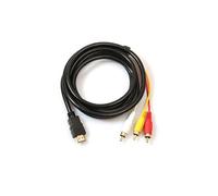 5ft / 1.5m HDMI vers 3RCA Câble d'extension du signal Adaptateur Convertisseur pour DVD HDTV