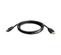 C2G Câble HDMI haut débit avec Ethernet, 1,5 m - 4K 60 Hz, 1,5 m, HDMI Type A (Standard), HDMI Type A (Standard), Compatibilité 3D, 18 Gbit/s, Noir 50