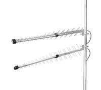 5G / 4G / 3G Antenne | 5G | Extérieur | 698-3800 MHz | Gain: 15 DB | 0.30 m | Argent