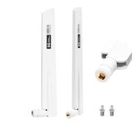 5G 4G Antenne LTE 18DBI Intérieur Omnidirectionnelle SMA / TS9 Mâle sans Fil Signal WiFi Antenne Amplificateur,600-6000MHz,pour Carte WiFi Cartes PCI WLAN Routeur sans Fil Bluetooth Multi-Way(Blanc)