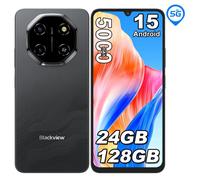 5G Smartphone BLACKVIEW SHARK 6 - 24Go (8+16) RAM + 128Go ROM - 5000mAh - HD+ 6.8"" - Android 15 - 16MP - NFC GPS Double SIM - Noir