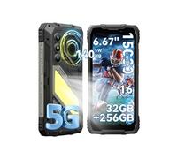 5G Smartphone Robuste Oscal PILOT 5 Telephone Portable Incassable,Haut-parleur 140dB ,Android 16,32Go+256Go/2To,15000mAh,6.67"",Noir