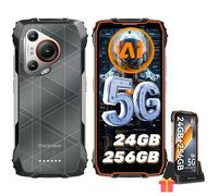 5G Téléphone Portable Incassable Blackview BL7000 24Go+256Go 6.78"" 7500mAh 50MP Android 14,NFC Orange avec Chargeur Sans Fil Rapide