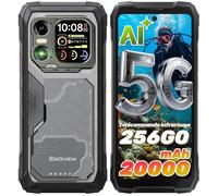 5G Téléphone Portable Incassable Blackview XPLORE 1, 20000mAh Smartphone Android 15, 6.78"" 12Go+256Go 64MP NFC Dual SIM GPS - Noir