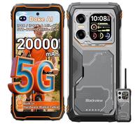 Blackview XPLORE 1 Walkie Talkie 5G Téléphone Portable Incassable 36Go+256Go/2To Android 15 6.78"" NFC/AI/Dual SIM - Orange