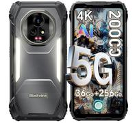 5G Téléphone Portable Incassable Blackview XPLORE 2, 20000mAh Smartphone Android 15, 6.73"" 36Go+256Go 50MP NFC Dual SIM GPS - Noir