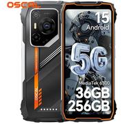 5G Téléphone Portable Incassable OSCAL PILOT 3 Android 15 6.78"" 36Go+256Go/SD 2To 50MP+32MP 7500mAh Dual SIM,Face ID,NFC - Orange