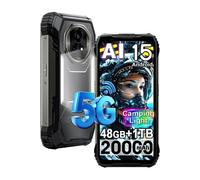 Blackview Téléphone incassable XPLORE 2 – 5G Android 15, 6,73", 48Go+1To, 20000mAh, NFC – Noir
