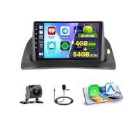 5G WiFi 4+64G Android Autoradio Carplay pour Renault Kangoo 2013-2020/Nissan NV250 2013-2021, 9 Pouces IPS écran Tactile pour Voiture avec Android Auto DSP GPS Bluetooth5.0 FM/RDS Caméra de Recul