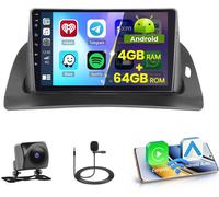 5g Wifi 4+64g Android Autoradio Carplay Pour Renault Kangoo 2013-2020/Nissan Nv250 2013-2021, 9 Pouces Ips Écran Tactile Pour Voiture Avec Android Auto Dsp Gps Bluetooth5.0 Fm/Rds Caméra De [Z1546]