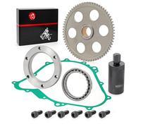 5GH-15451-00-00 Extracteur de volant d'inertie et kit d'embrayage de démarrage, pignon tendeur, roulement unidirectionnel avec joint d'étanchéité pour Yamaha Grizzly Kodiak 400 450 Wolverine 450 5GH