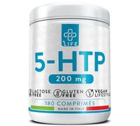 5HTP 1000 mg Extrait de Griffonia Titré à 20% PiùLife 180 Comprimés 2 Par Jour, Bonne Humeur, Anxiété Stress Stop, Précurseur De La Serotonine et Melatonine, Relaxation Naturelle Pour Mieux Dormir