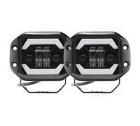 5In Projecteur Encastré LED Travail Lumière Haut Bas Faisceau LED Pods Conduite Phares Antibrouillard 12V 24V pour Hors Route 4X4 ATV Niva Lada
