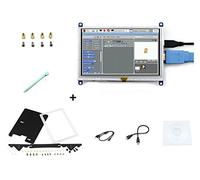 5inch HDMI LCD Monitor Raspberry pi Resistive Touch Screen Display HDMI Interface with Bi-color Case for Rapsberry pi & Banana pi & Beaglebone Black supports Windows 10/8.1/8/7 Various Systems