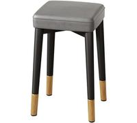 5JJJLOOOPP Chaises empilables, tabourets empilables, tabourets à quatre coins, chaises de maquillage, tables de salle à manger et chaises avec coussins, simples et empilables, antidérapants, 45 cm de