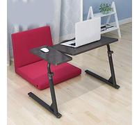 5JJJLOOOPP Table d'appoint pour ordinateur portable, table de canapé, table d'appoint réglable en hauteur pour canapé, table d'appoint pour ordinateur portable, plateau de nourriture pour hôpital