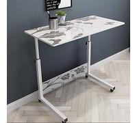 5JJJLOOOPP Table de lit pour ordinateur portable, table de lit avec roulettes, chariot pour ordinateur portable, maison, bureau, hôpital, ordinateur de chevet médical, ordinateur portable (couleur D