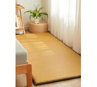 5JJJLOOOPP Tapis de sol japonais tatami - Tapis de sol lisse de vigne d'été, tapis de couchage de style pliable adapté pour l'intérieur salon chambre paillasson (F,150 * 200 cm/59 * 79") (A 100x200cm