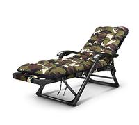 5JJJLOOOPP Zero Gravity Lot de 4 chaises inclinables pliantes avec cadre en acier et Te (4)