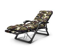 5JJJLOOOPP Zero Gravity Lot de 8 chaises inclinables pliantes avec cadre en acier et Te (8)