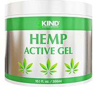 5kind Baume actif de chanvre 300ml - Formule d'huile de chanvre - Pour soulager le dos, problèmes musculaires, application pour les pieds, genoux, cou, épaules - Gel de massage avec extraits naturels