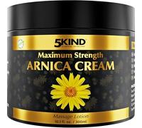 5kind Crème Arnica Extra Forte 300 ml - Crème à l’Arnica à Action Rapide - Crème Revitalisante à l’Extrait d’Arnica Montana