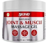 5kind Natural Joint & Muscle Freshness Gel 300ml-Calendula,Camphor,Comfrey & Menthol-Powerful Revitalizing Muscle Gel-Massage Gel Back,Muscle,Knee,Neck & Shoulders