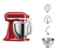 KitchenAid Artisan 5KSM185PS robot de cuisine 300 W 4,8 L Rouge