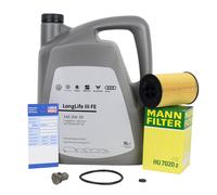 5L 0W30 VW + HU7020z Filtre à Huile pour Golf 6 7 Passat B8 T6 A3 A4 1.6/2.0 Tdi