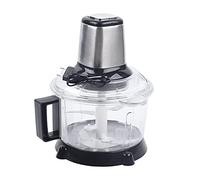 5L Appareil de Cuisson électrique Tête et Couteau en Acier Broyeur électrique de Légumes et de Fruits Hachoir à Oignons Multiple Mixeur Coupe Ail