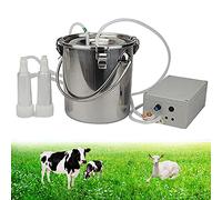 5L Électrique Impulsion Machine à Traire, Portable Trayeuse Chevre, Machine à Traire de Chèvre, Protéger Santé du Pis Bovin et Ovin