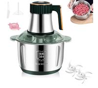 5L Hachoir Électrique Hachoir a Viande,Bol Acier Inox,5 Vitesses