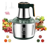5L Hachoir Électrique Hachoir a Viande,Bol Acier Inox,5 Vitesses (vert)