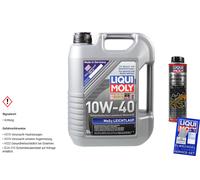 5L Liqui Moly MoS2 Huile Moteur 10W-40 Nettoyage Huile De Moteur