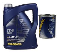 5L MANNOL huile moteur TS-5 Uhpd 10W-40 Api Camion Busse Nettoyant Motor Flush