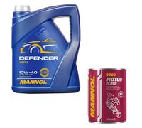 5L Mannoldefender 10W-40 Api Sl/ Cf Huile moteur MN7507-5 Nettoyant Motor Flush