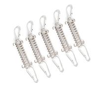 5LOTS Pince à ressort multi-usage pour tente de sécurité - Fixation réglable pour bâches et animaux de compagnie