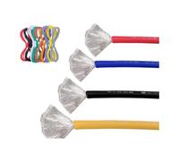5M/10M Câble électronique ultra-moll haute température 30AWG-10AWG(Blue; 5m; 24AWG)