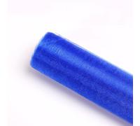 5m 10m TULLE ROLL CRISTAL CRISTAL Organza Tulle Roll Spool Wedding Decoration Party Baby Shower Douche de Noël Décoration-Royal bleu, 48 cm x 10m