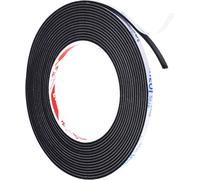 5m/16.4ft Étanchéité Mousse Ruban,5mm Large 2mm Épais Unique Face Météo Décapage Porte Sceau Bande Pour Fenêtre Porte Isolation,Noir