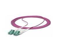 5m (16.4ft) LC/LC (UPC) OM4 Multimode Fiber Optic Cable - Cordon de raccordement - multi-mode duplex LC/UPC (M) pour multi-mode duplex LC/UPC (M) - 5