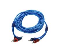5M 2 Rca À 2 Rca Prise De Voiture Audio Stéréo Cuivre Câble Système Amplificateur Tressé
